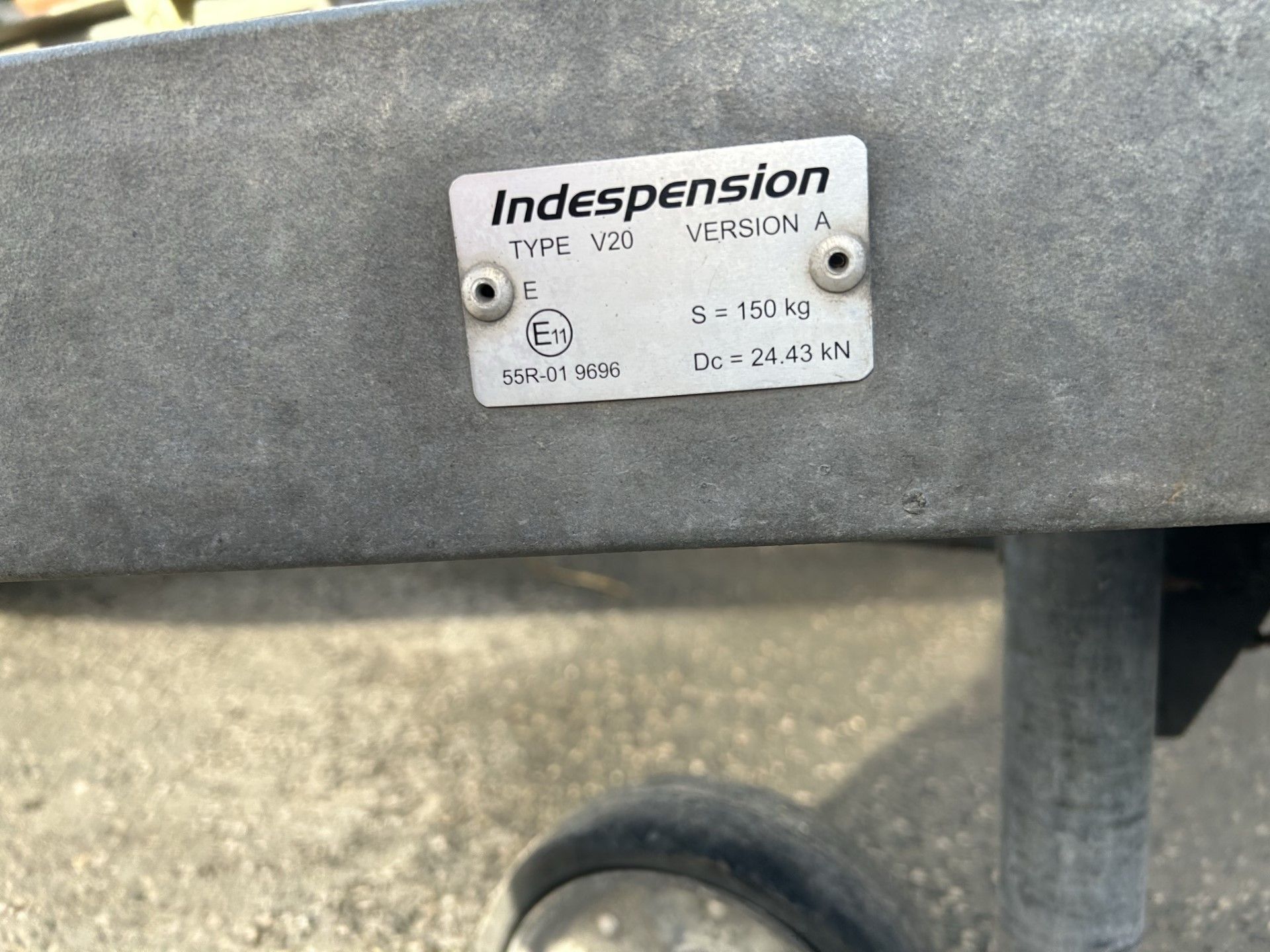 Used Indespension 8x4 Plant Trailer - Bild 10 aus 11