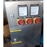 Stainless steel control panel - 3 phase & single phase
