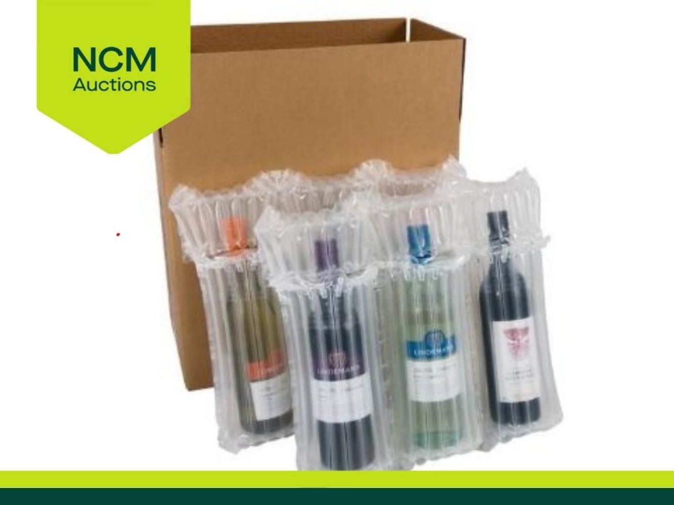 NO RESERVE - Brand New Boxed - Inflatable AirSac Packaging For Wine Bottle, Candles, Mugs & Glasses