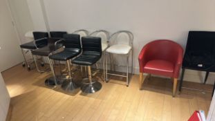 Miscellaneous Stools and Chairs x 11