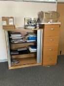 Wooden Filing Cabinet and Storage Cabinet