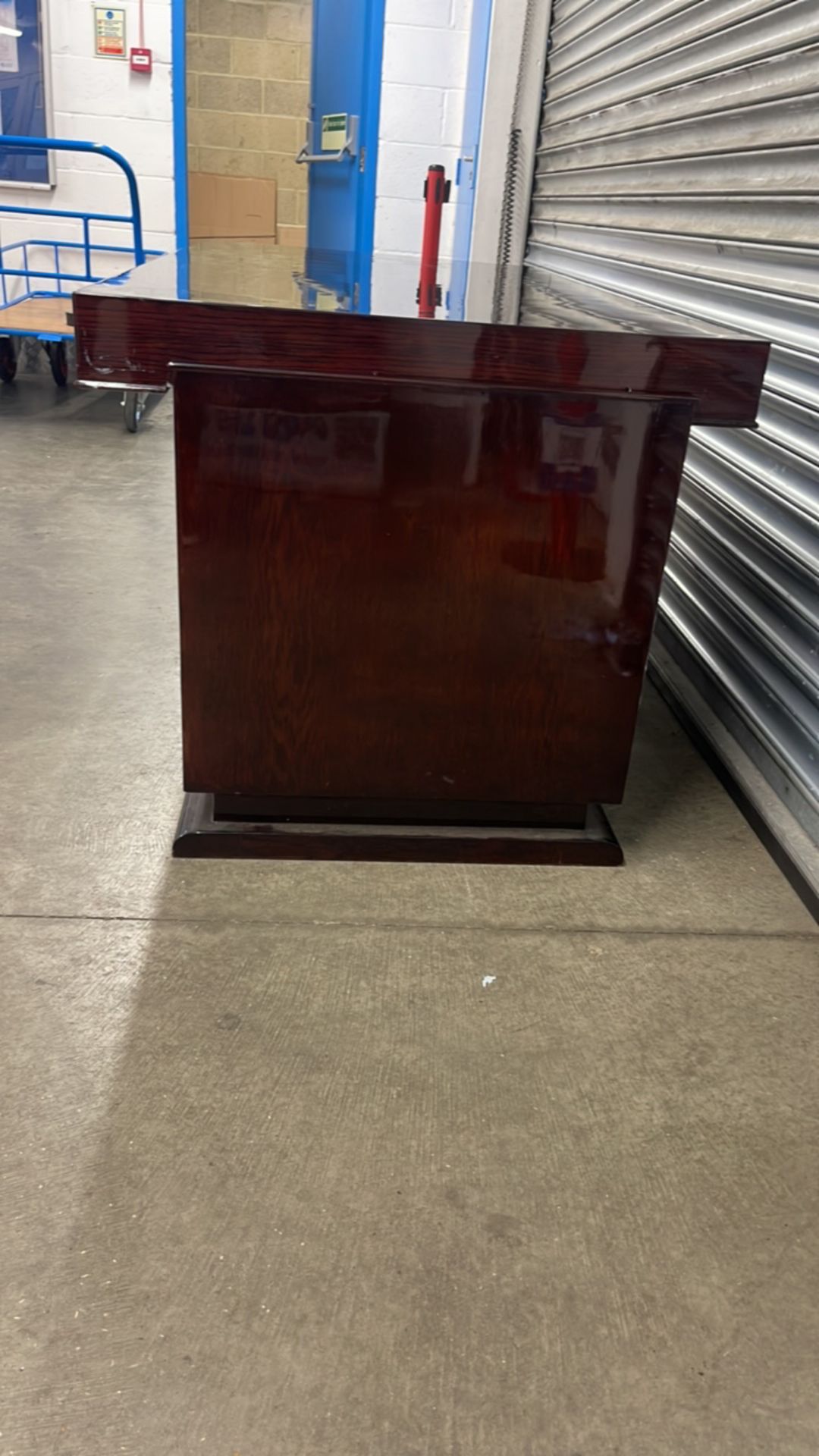 Dark Walnut Desk - Image 5 of 6