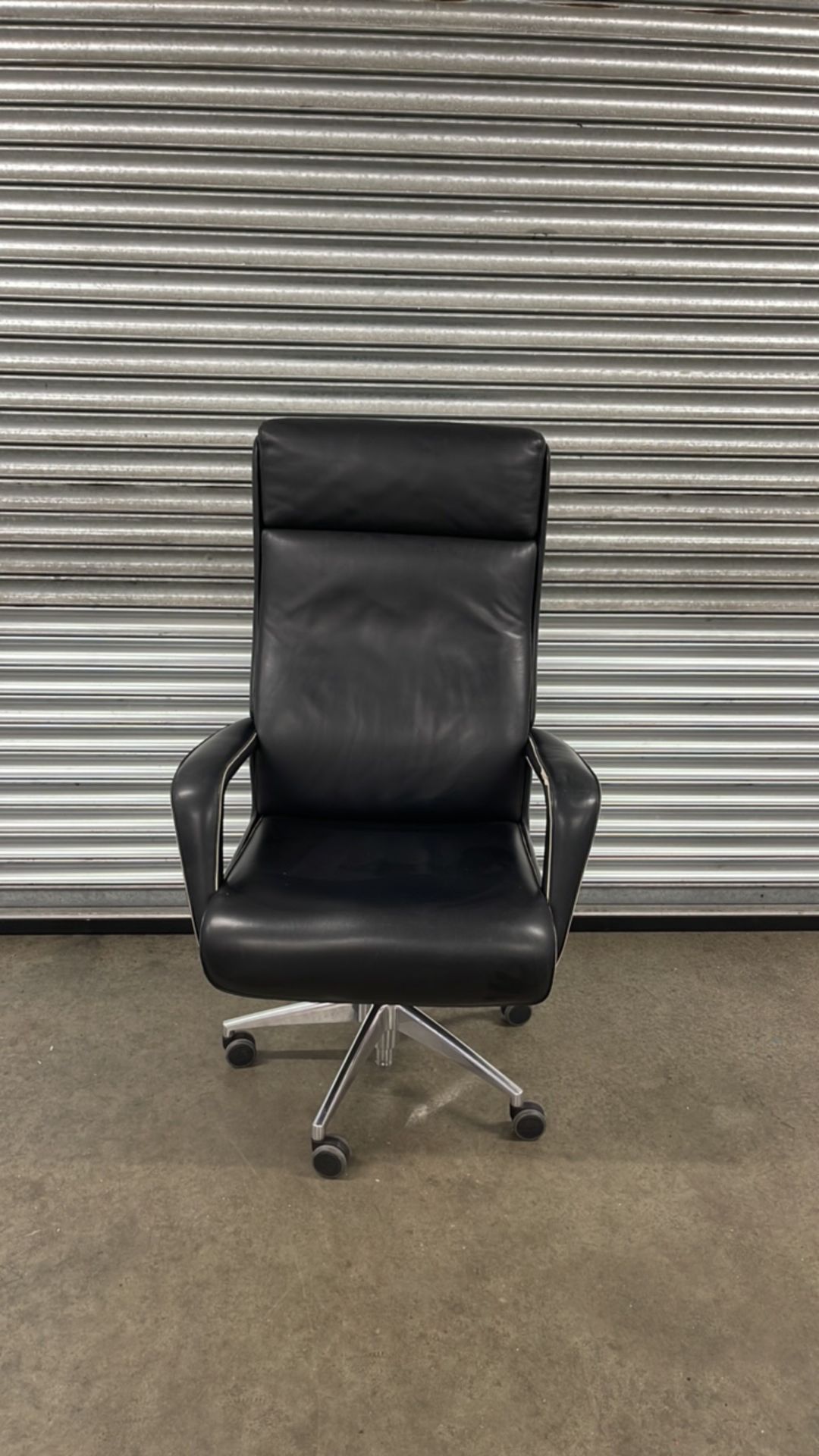 Leather Office Chair - Image 2 of 5