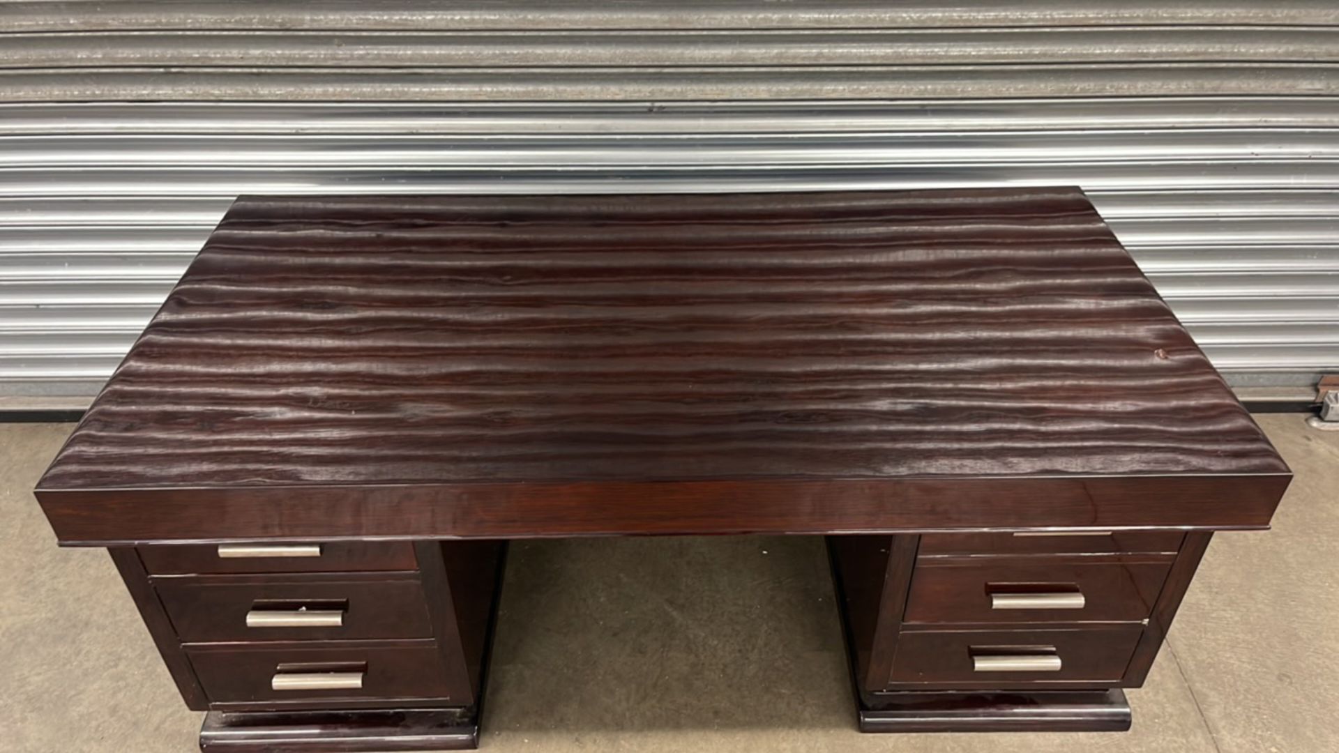 Dark Walnut Desk - Image 2 of 6