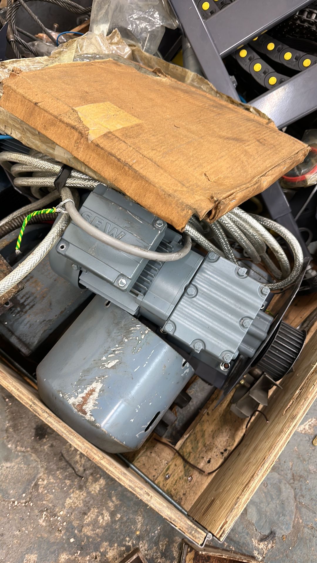 1 x pallet of spare parts including belts and motors - Image 3 of 5