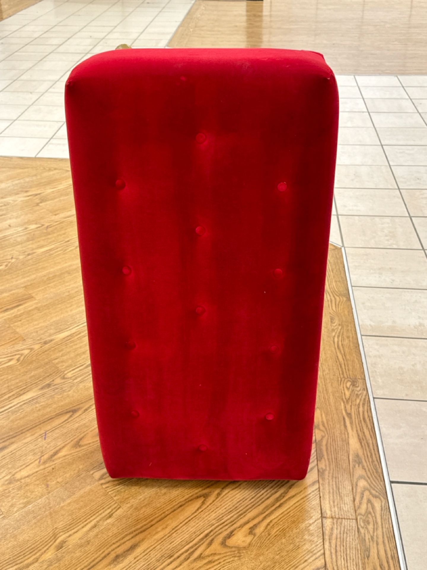 Red Pouffe