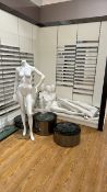 Assorted Mannequins and Stands