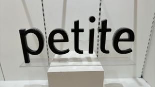 'Petite' Sign