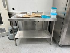 3x Stainless Steel Counter Units