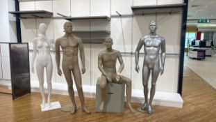 Mannequins and Stands x4