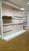Wall Mounted Clothing Display Fixtures