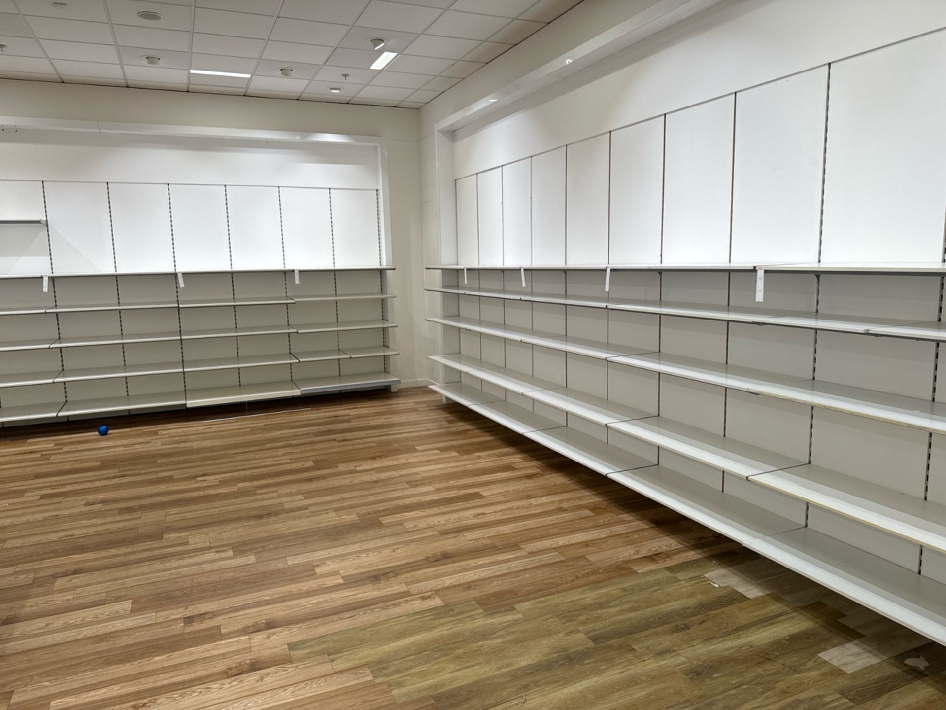 2 Walls of Retail Shelving