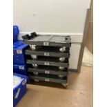 Plastic Debenhams Wheeled Trolleys x5