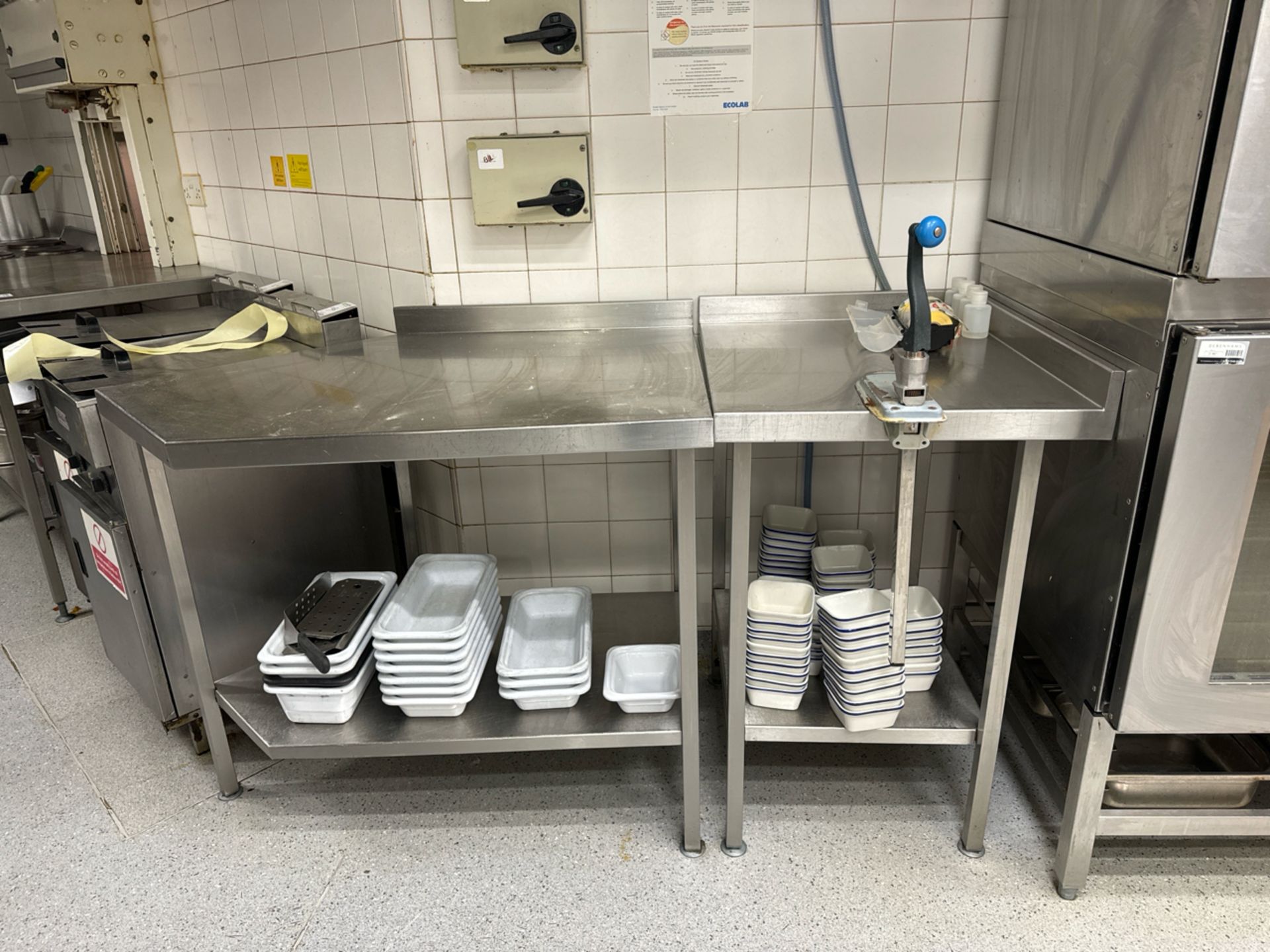 Stainless Steel Prep Unit with Can Opener