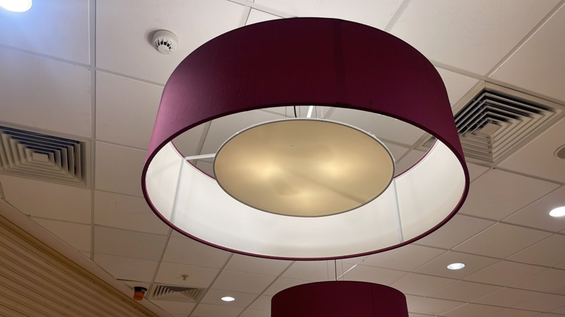 3 x Large Purple Lampshades - Bild 3 aus 5