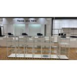 Metal & Glass Display Units x7