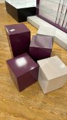 Coloured display Boxes x5