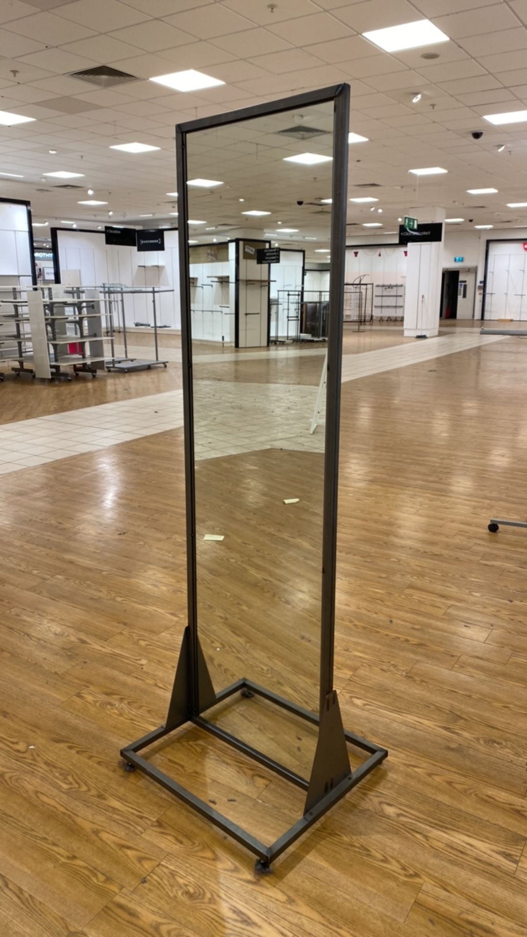 Metal Framed Floor Mirror - Bild 4 aus 4