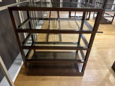 Wooden Glass Display Unit