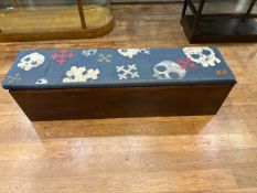 Wooden Bench with Cusion