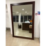 Large Wooden Mirror