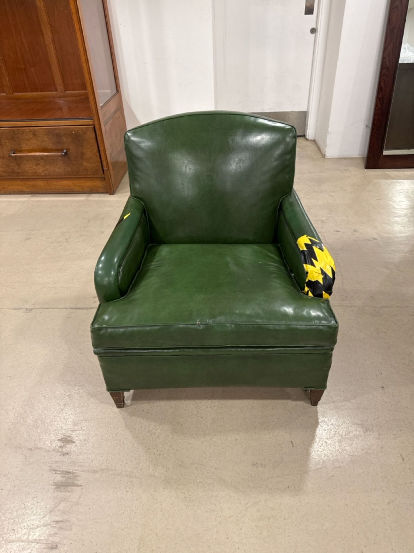 Green Leather Chair