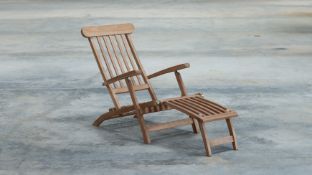 Solid Teak Steamer Chair/Lounger