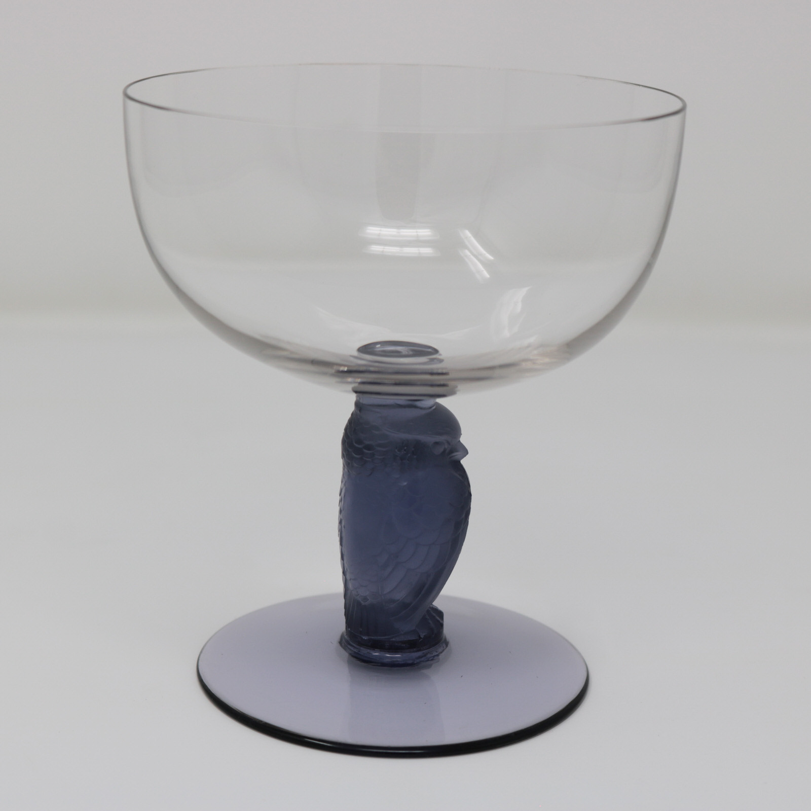 Rene Lalique Glass 'Rapace' Champagne Glass - Image 3 of 11