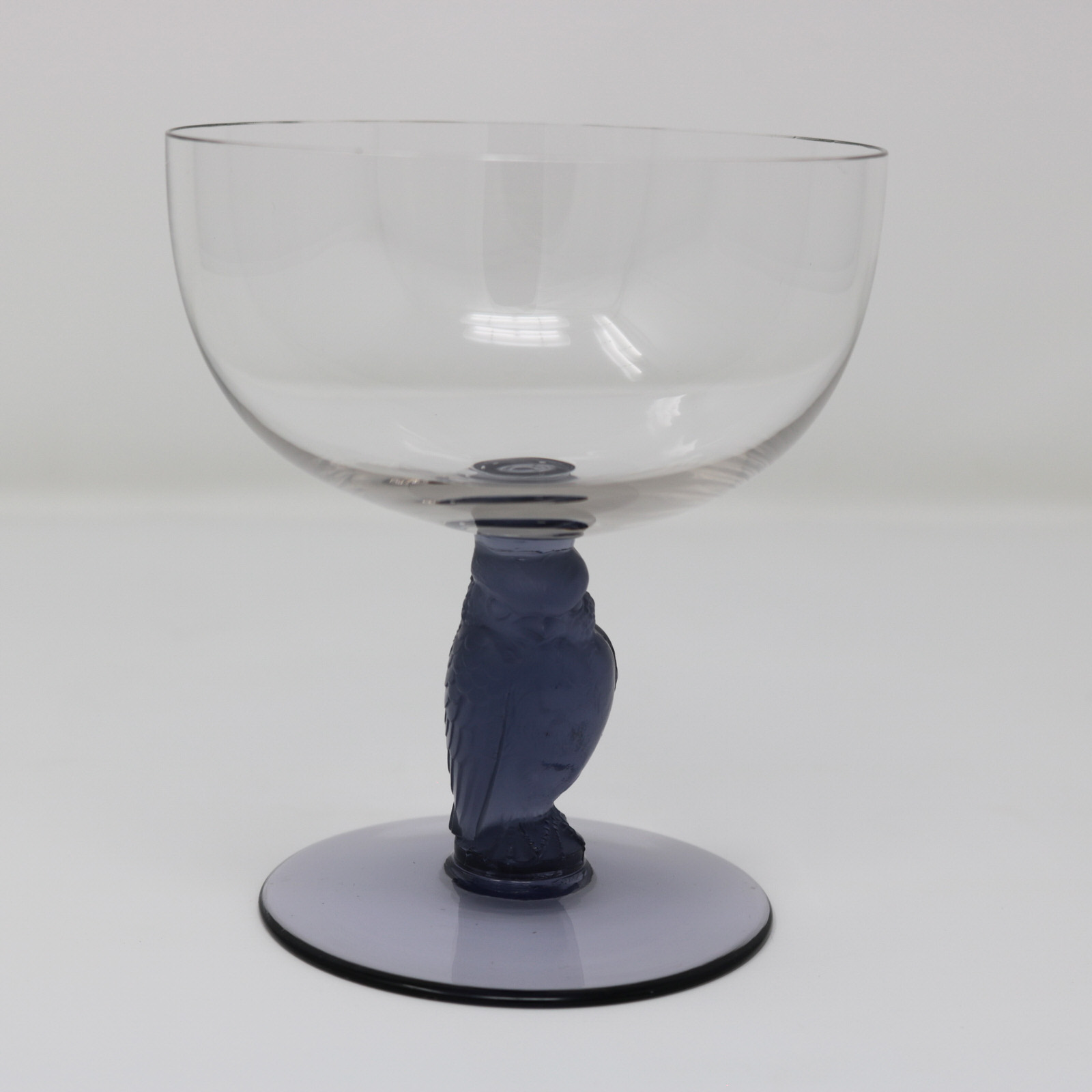 Rene Lalique Glass 'Rapace' Champagne Glass - Image 2 of 11