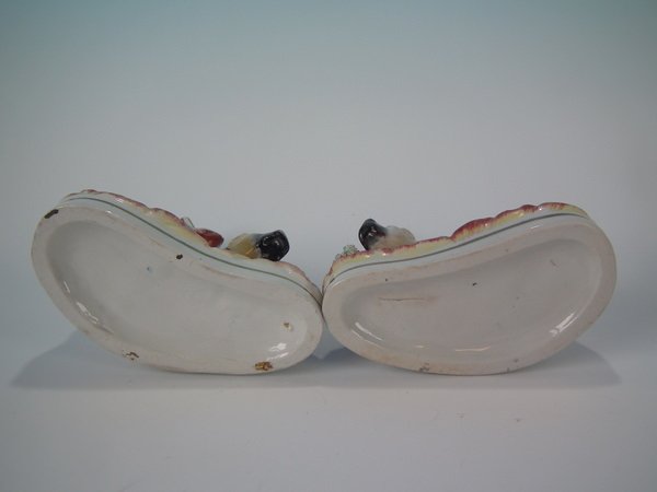 Pair Staffordshire Pottery Mastiff Spill Vases - Image 2 of 18