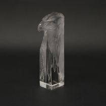 Rene Lalique Clear Glass Tete d'aigle Cachet