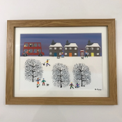 Original Painting By Gordon Barker 'It’s Been Snowing Again'