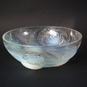 Rene Lalique Opalescent Glass 'Dahlias No.1' Bowl