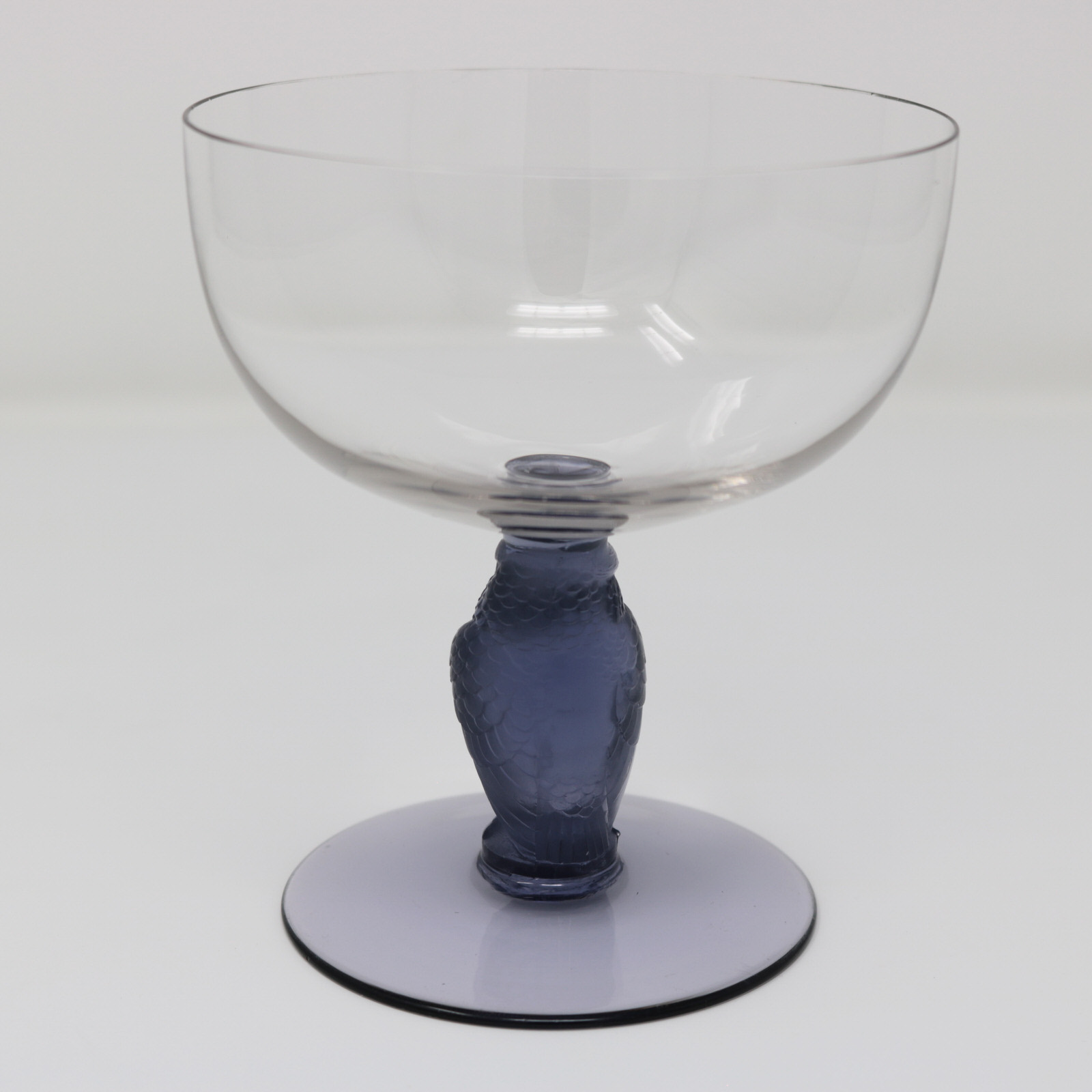 Rene Lalique Glass 'Rapace' Champagne Glass - Image 4 of 11
