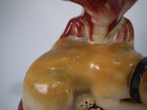 Pair Staffordshire Pottery Mastiff Spill Vases - Image 8 of 18