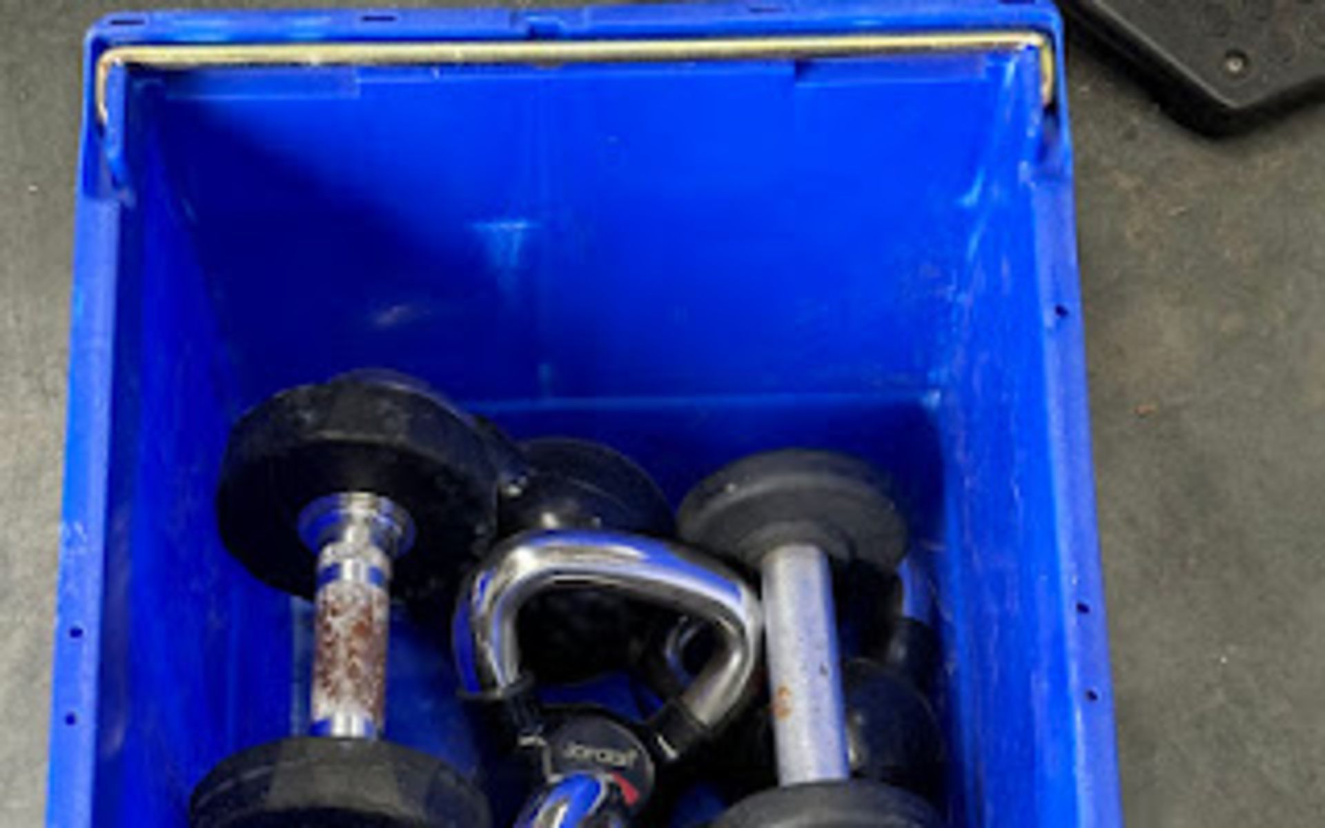 Assorted Dumbells and Kettlebells