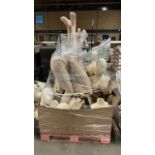 Pallet Of Mixed Manequin Busts
