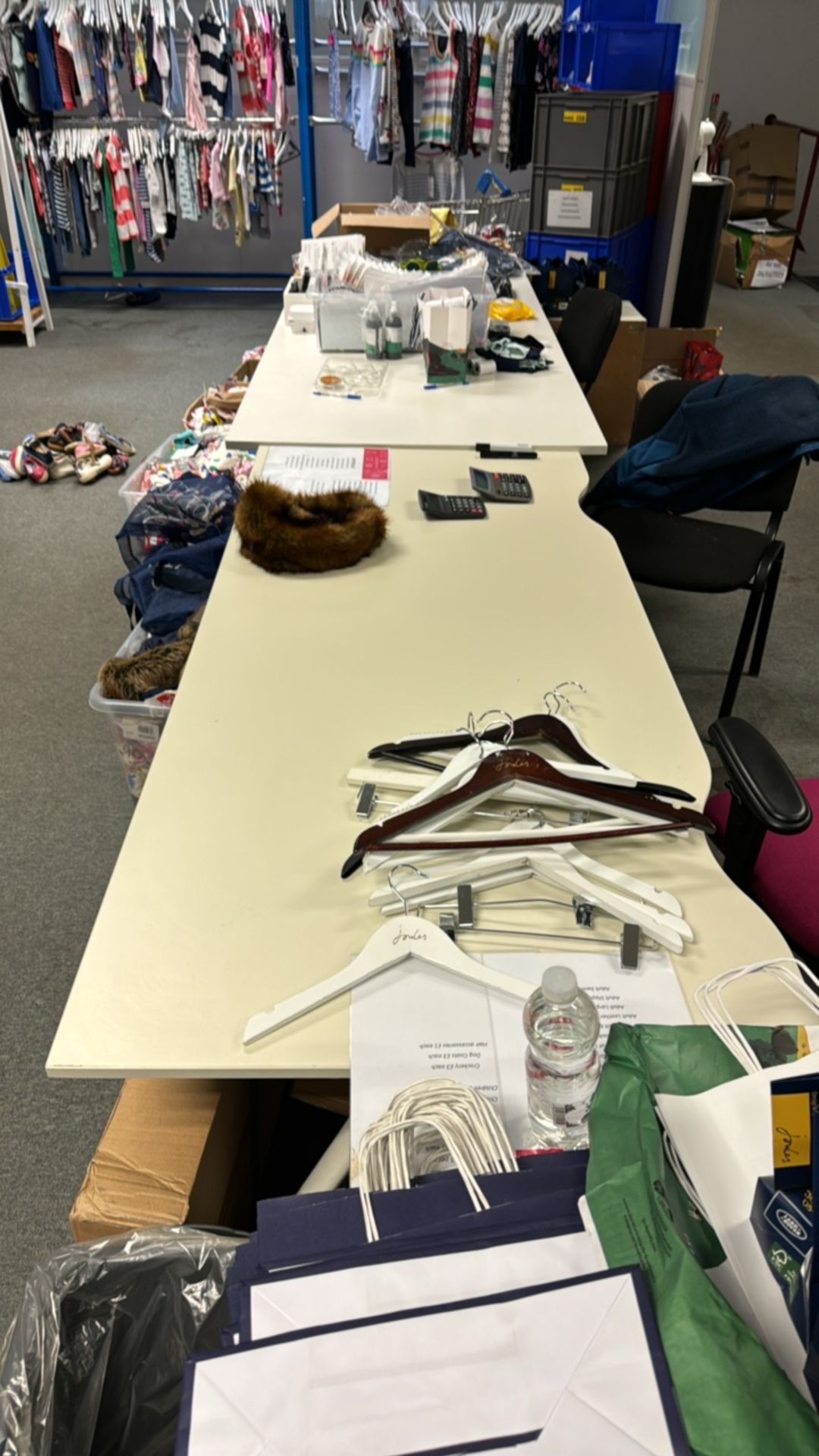 White Desk Tables x4 - Image 5 of 6