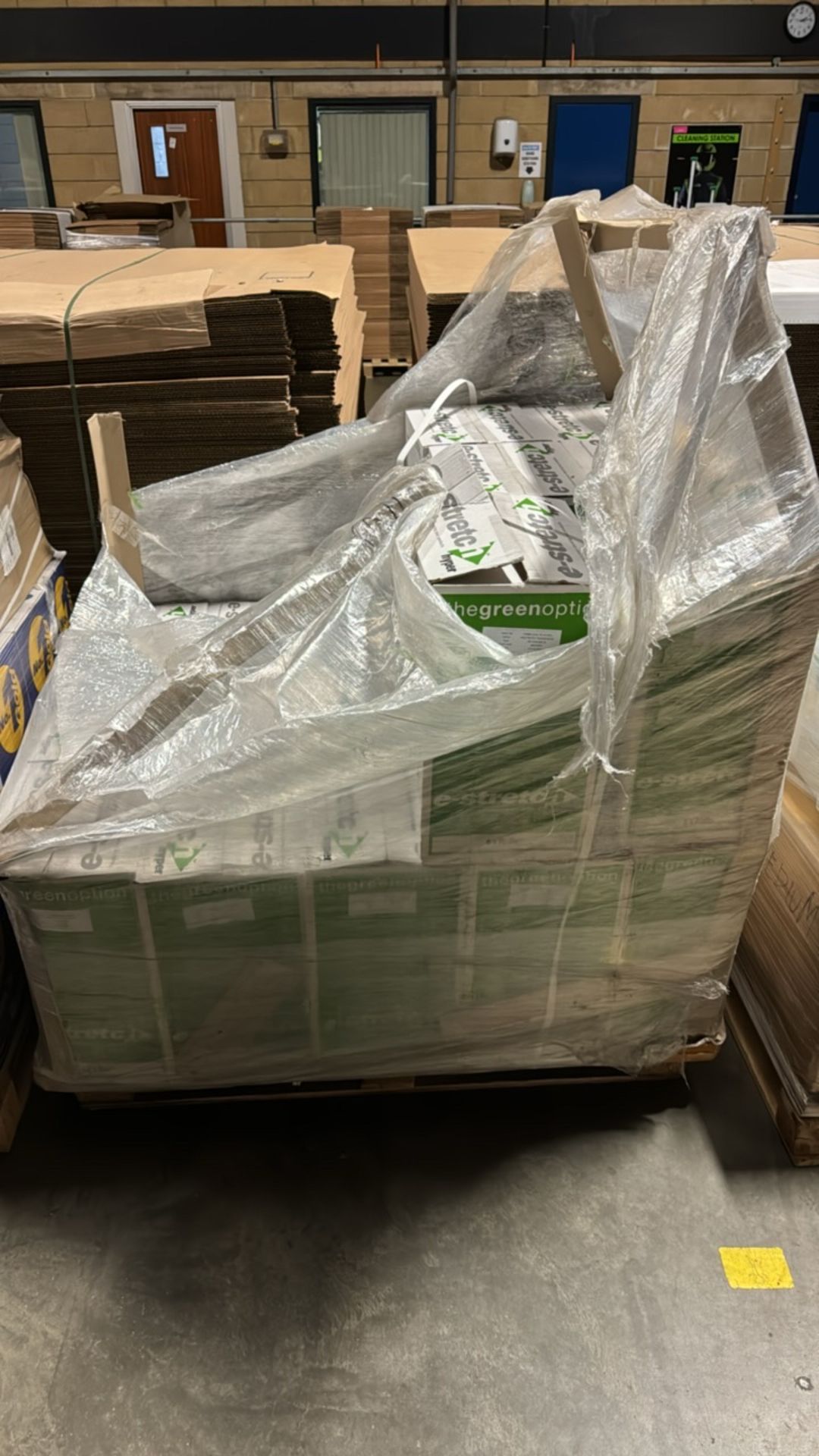 Pallet Of E-Stretch Pallet Wrap