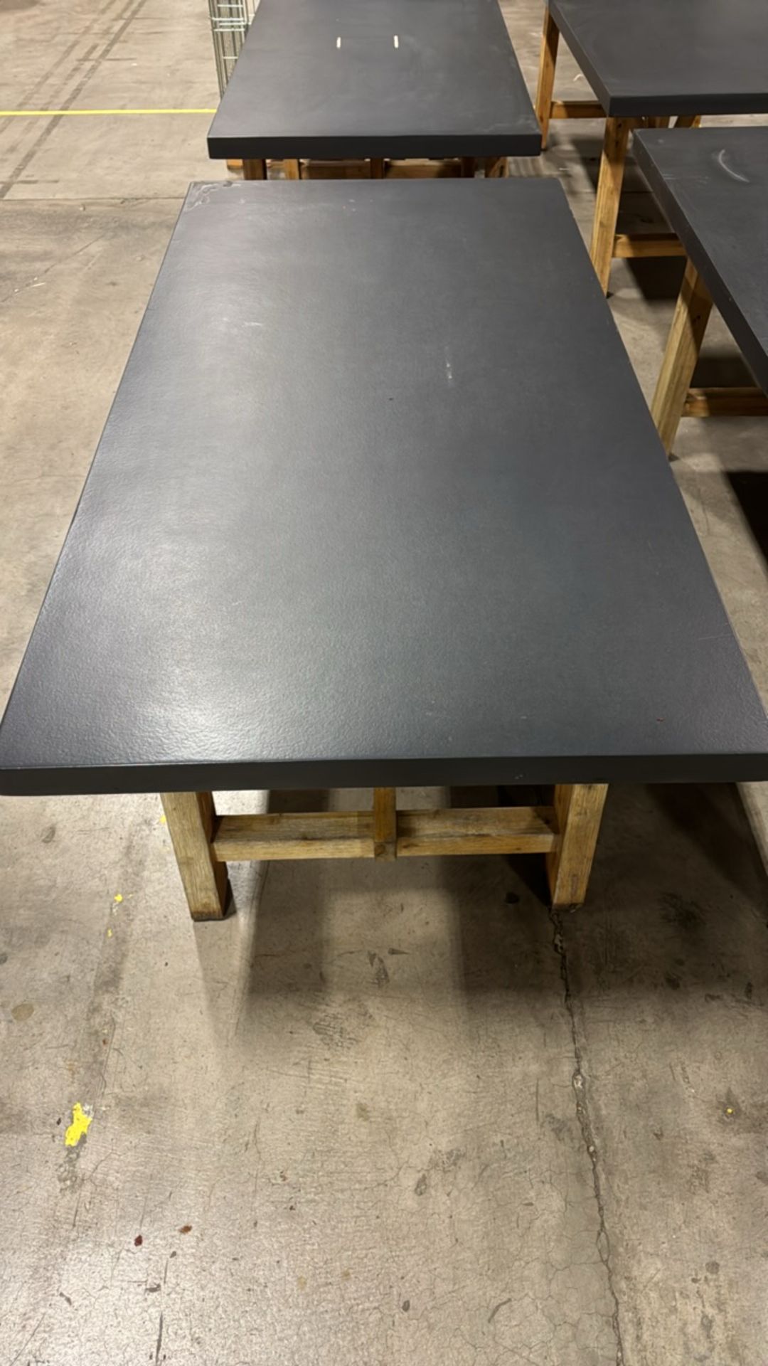Black Wooden Tables With Vinyl Finish x4 - Bild 3 aus 6