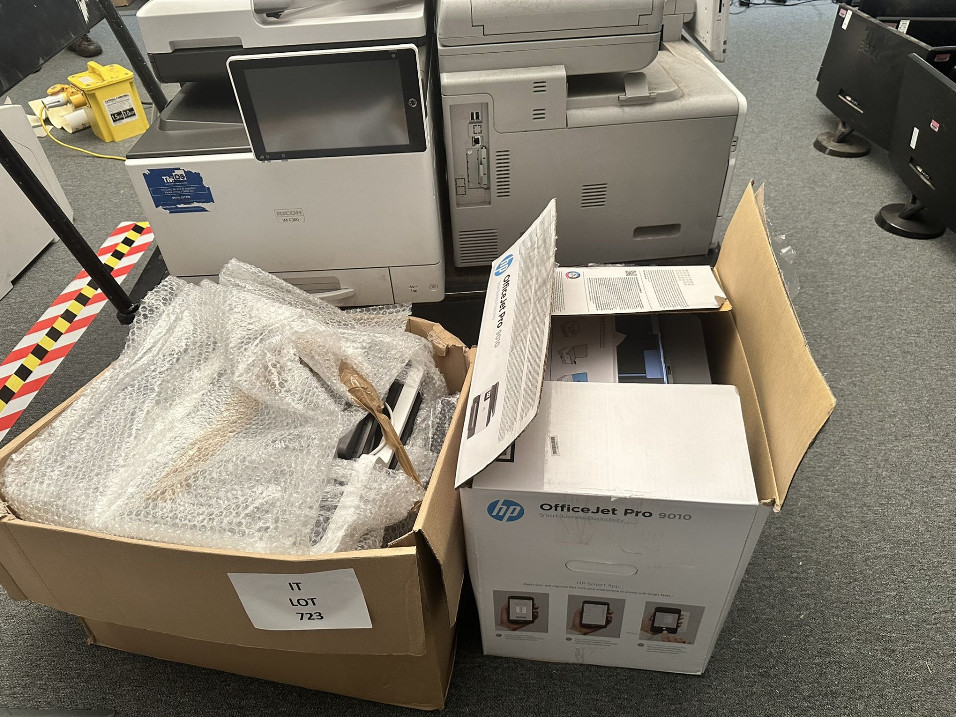 2 Ricoh Small MFP & 1 HP Office Jet Epson