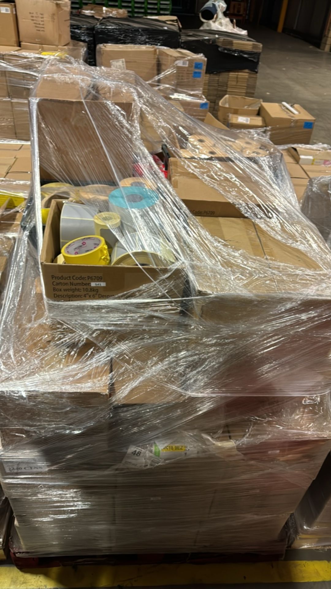 Pallet Of Express Thermal Labels