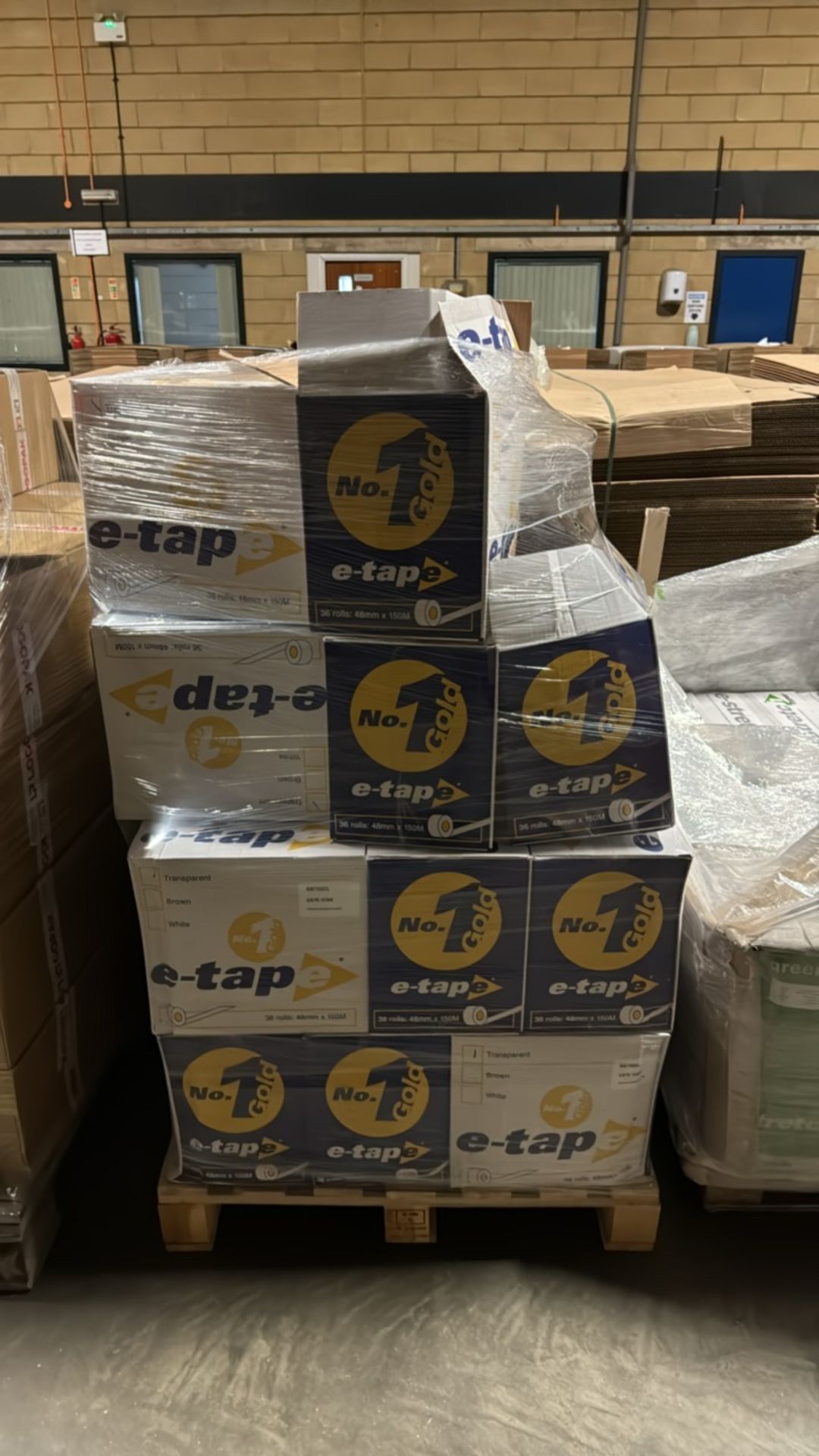 Pallet Of E- Tape Cellotape