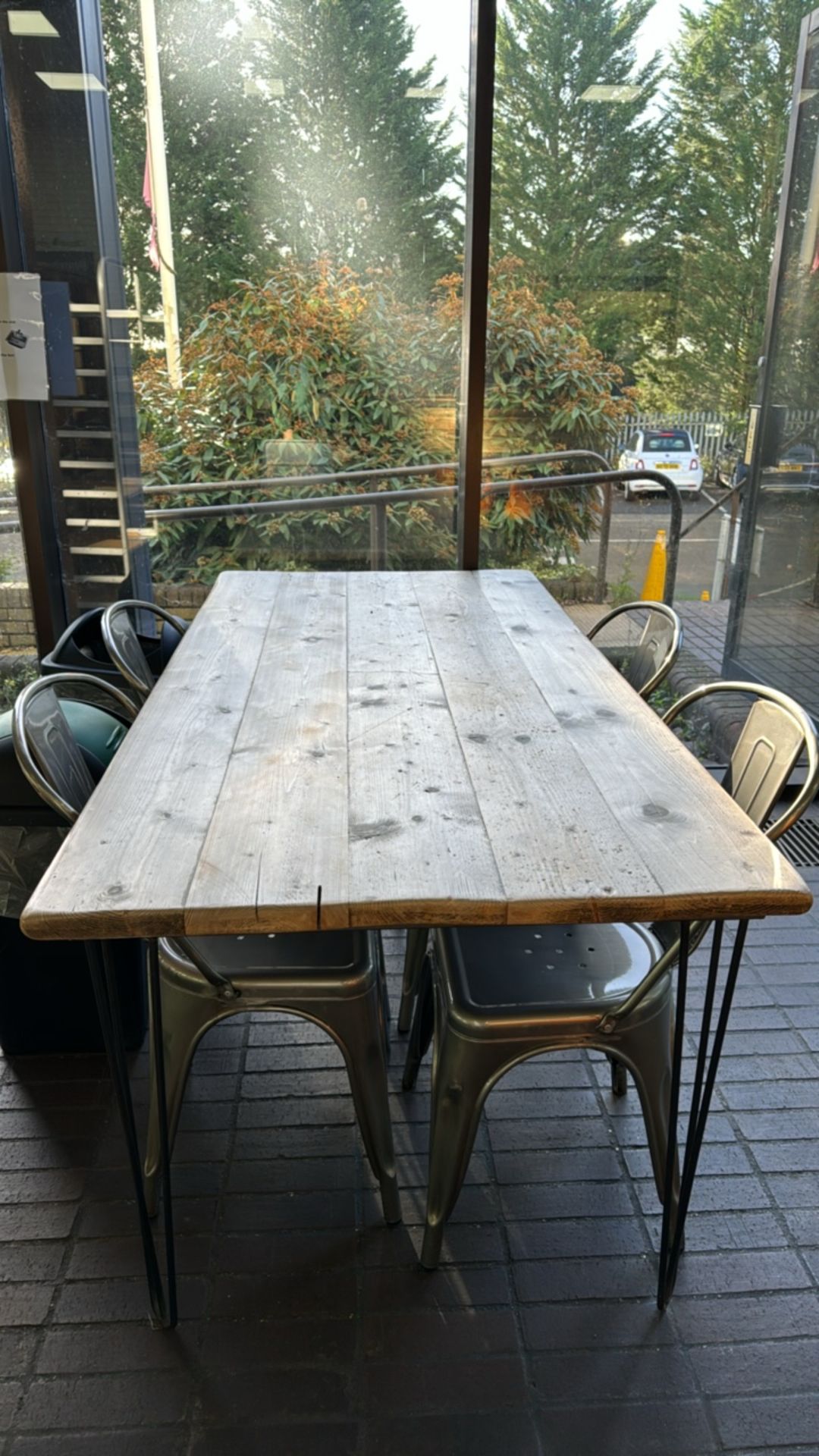 Wooden Tables and Chairs - Image 2 of 2