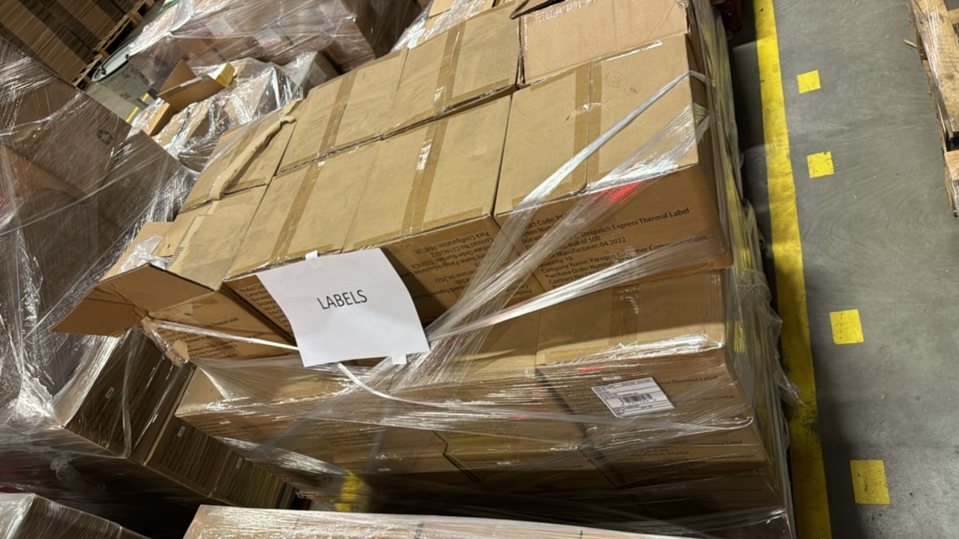 Pallet Of Express Thermal Labels - Bild 2 aus 3