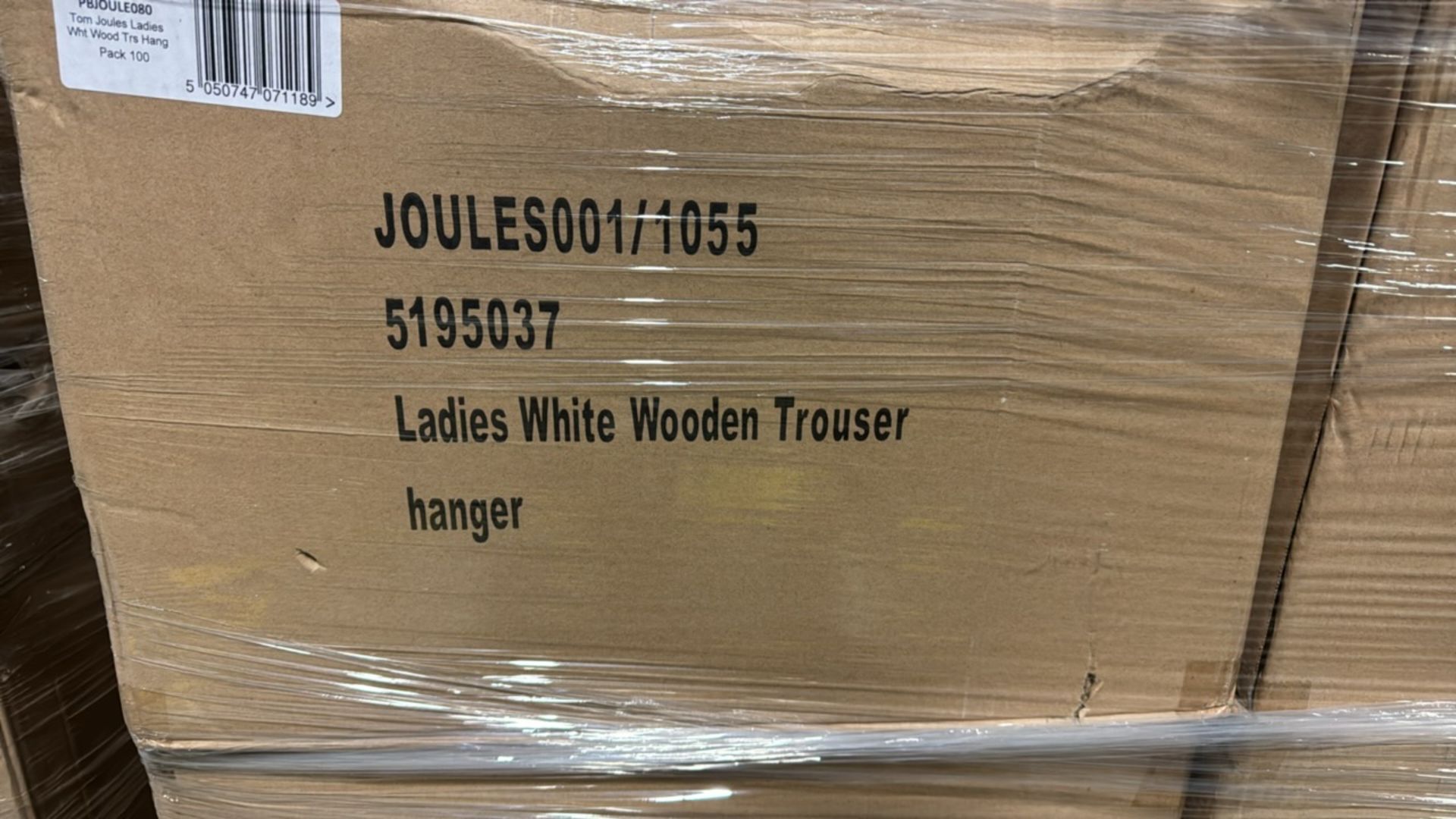 Pallet Of Joules Ladies White Wooden Trouser Hanger - Bild 2 aus 4