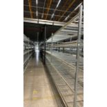 Run Of 11 Bays Of Lightweight Boltless Shelving