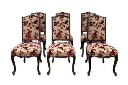 Set Of 6 Roche Bobois Floral Dining Chairs RRP £650 Per Chair