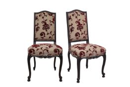 Pair of Roche Bobois Floral Dining Chairs with Arms RRP £650 Per Chair