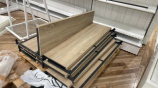 12 x Wooden Shelves